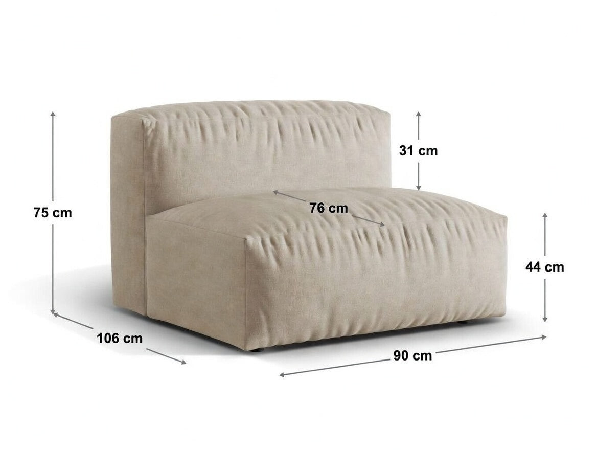 Modular armchair 581379