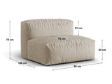 Modular armchair 581379