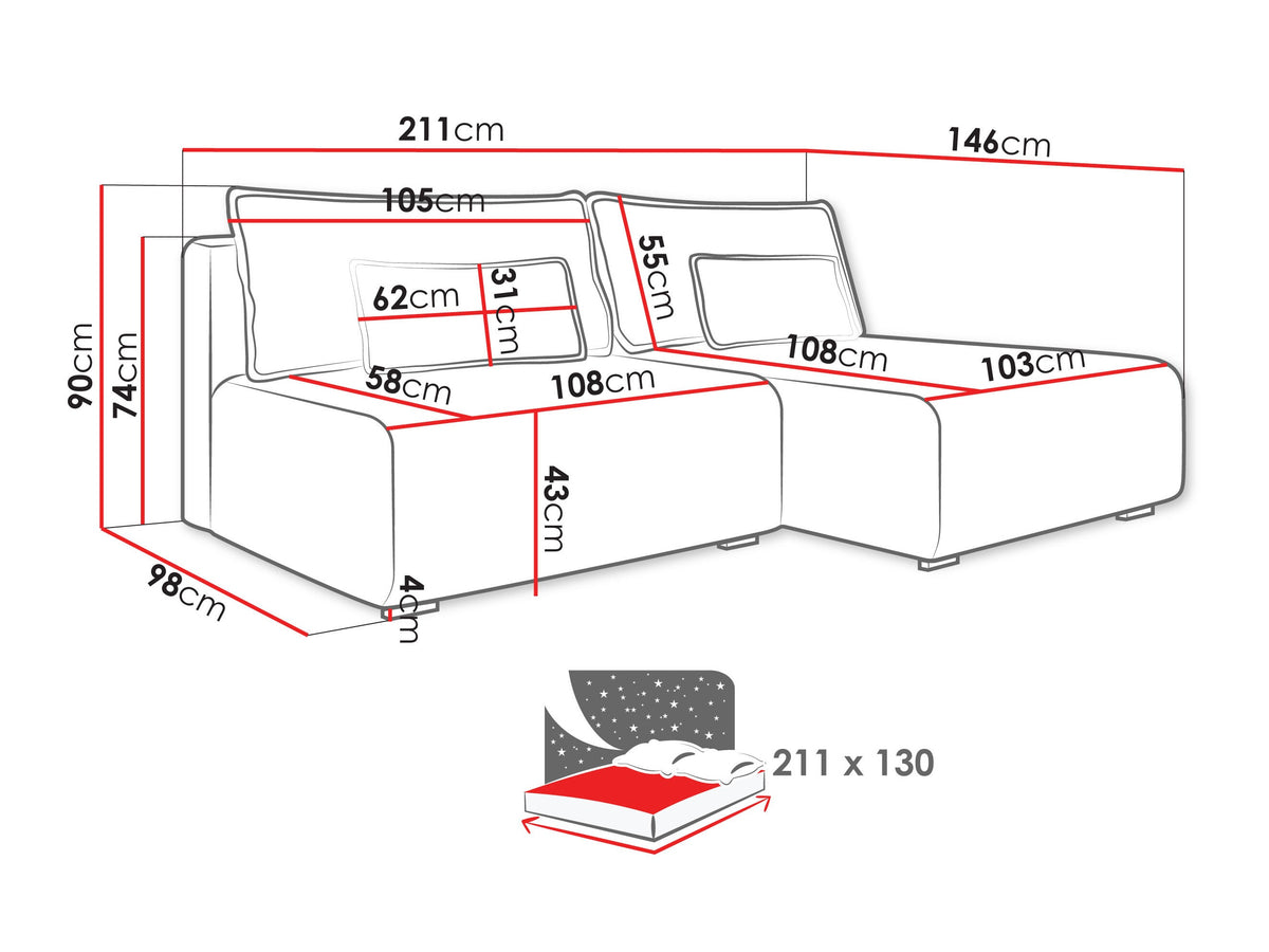 Corner sofa 636933
