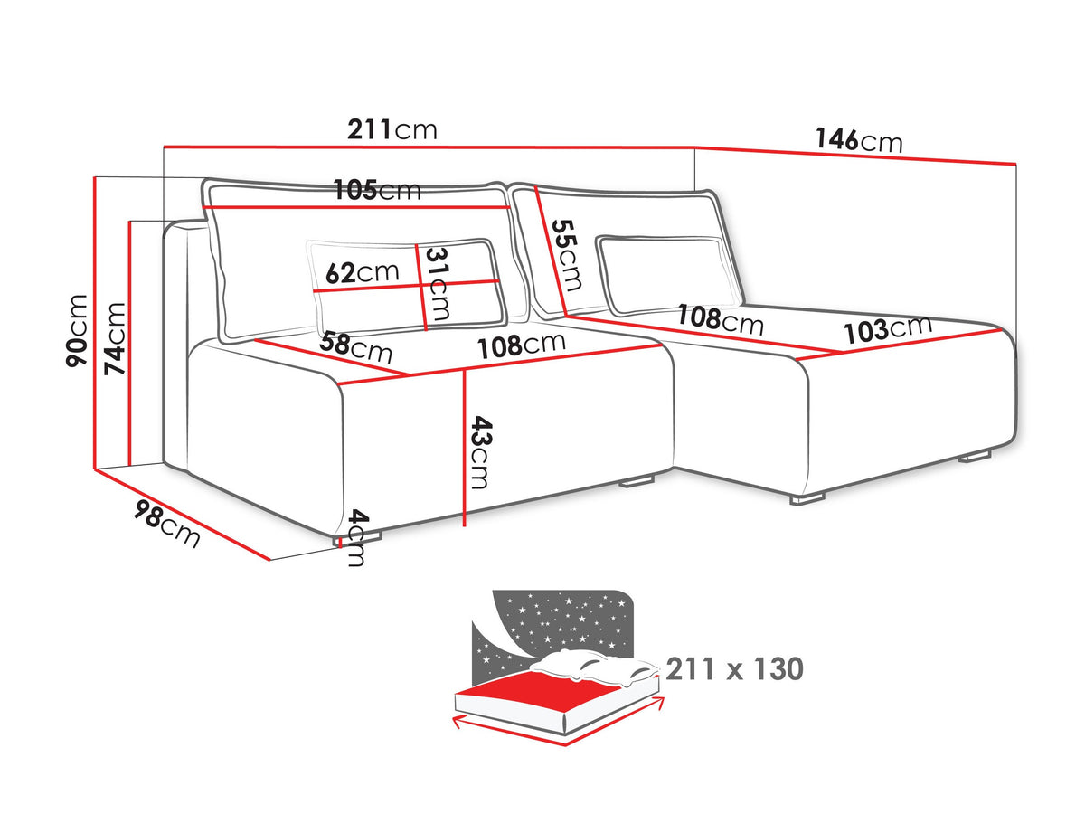 Corner sofa 636933