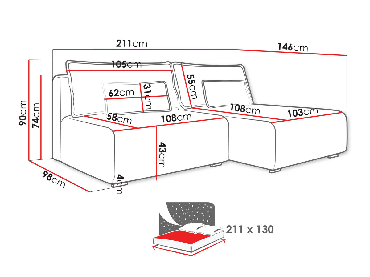 Corner sofa 636933