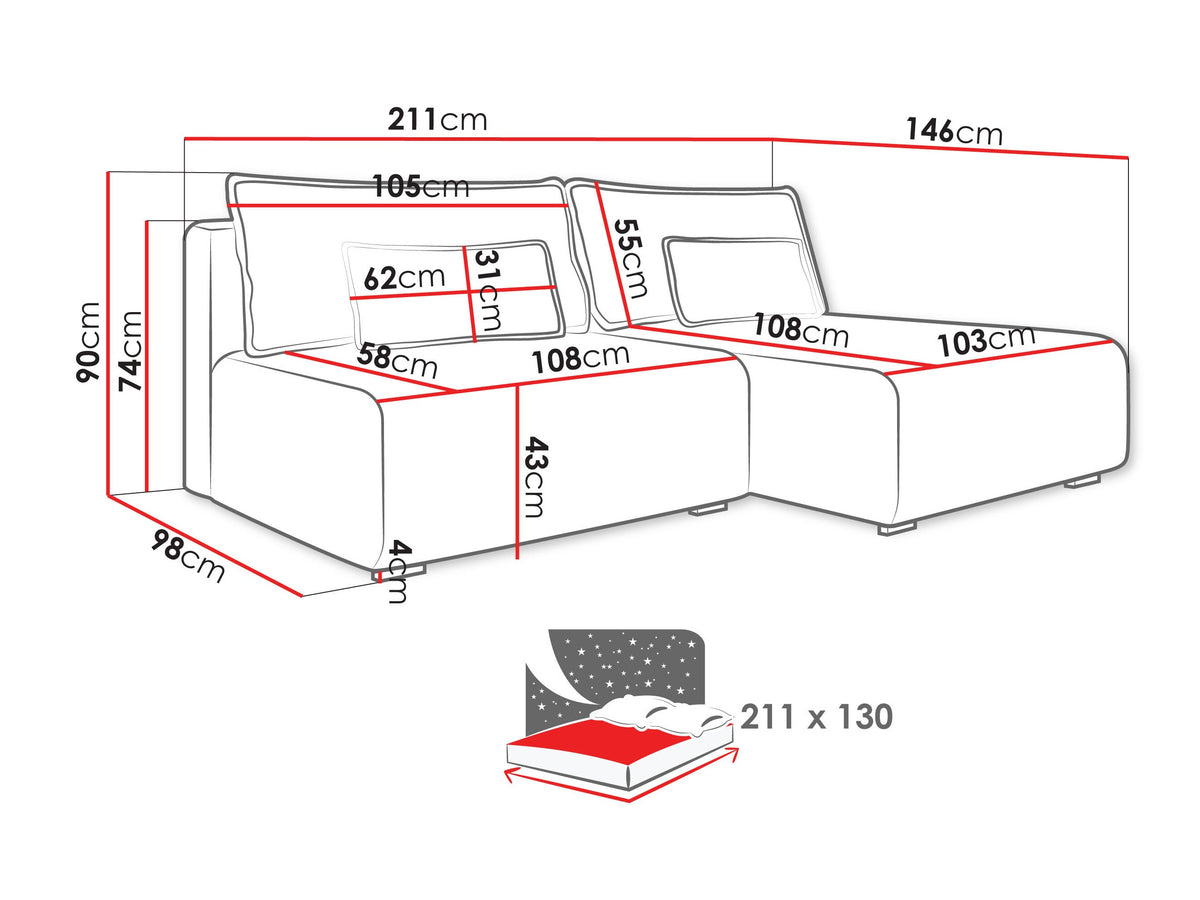 Corner sofa 636933