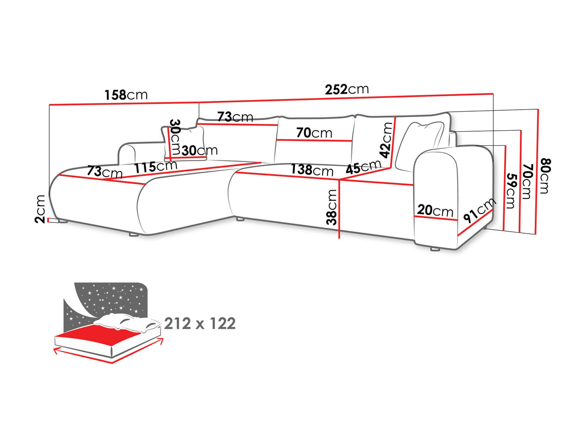 Corner sofa 594049