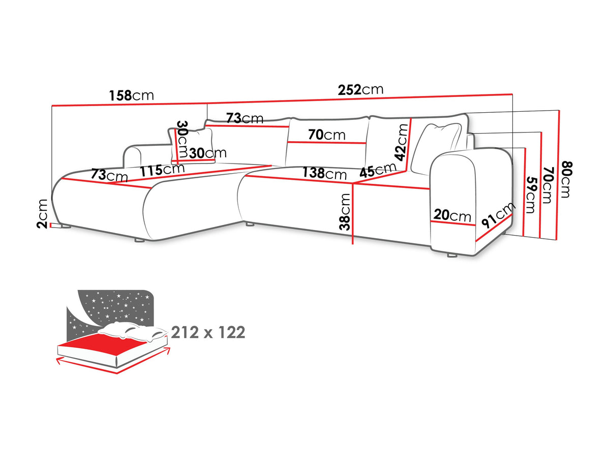 Corner sofa 594049