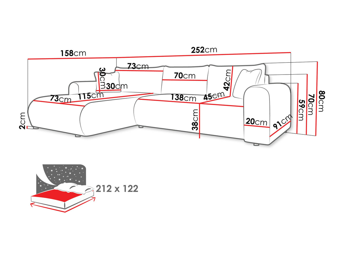 Corner sofa 594049
