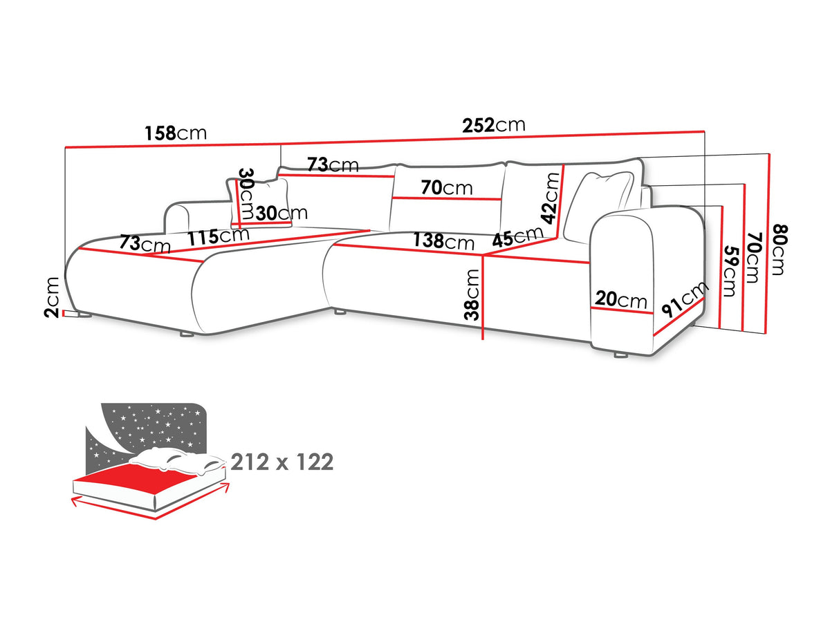 Corner sofa 594049