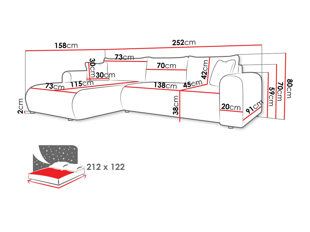 Corner sofa 594049