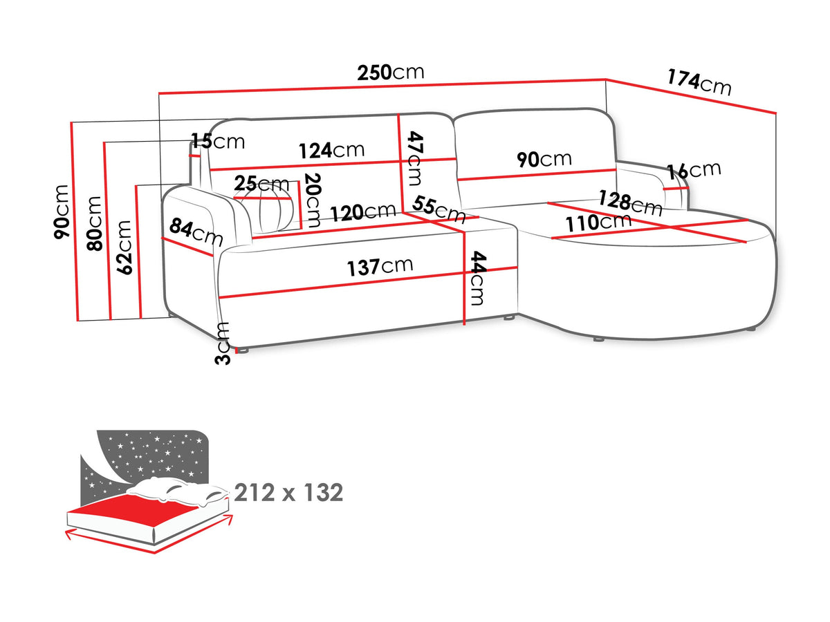 Corner sofa 641080