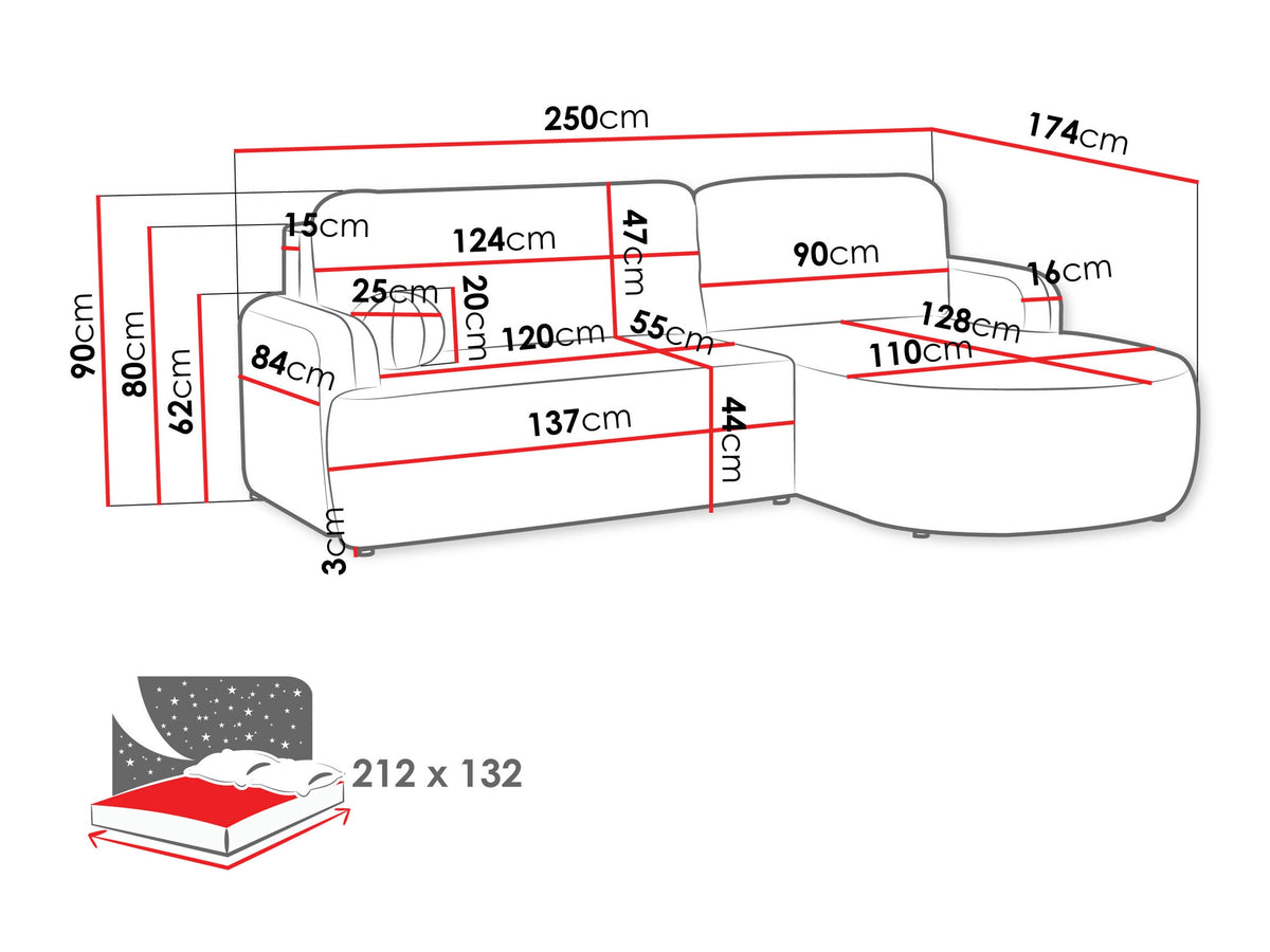Corner sofa 641080