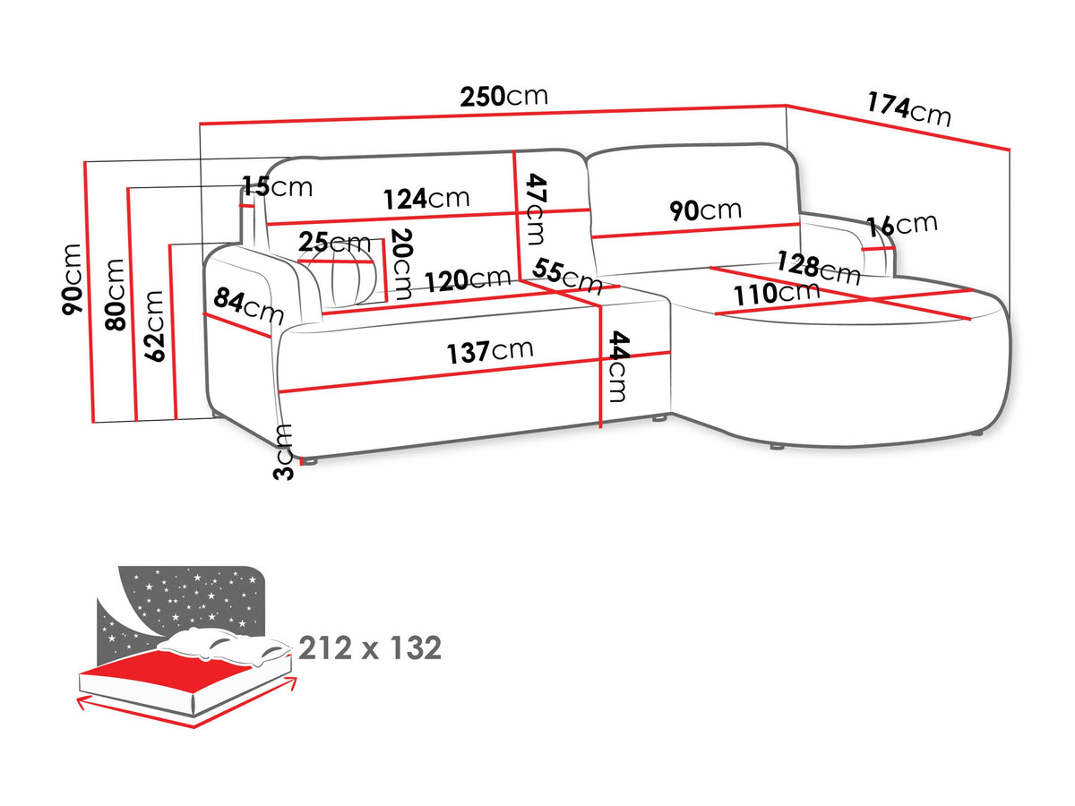 Corner sofa 641080
