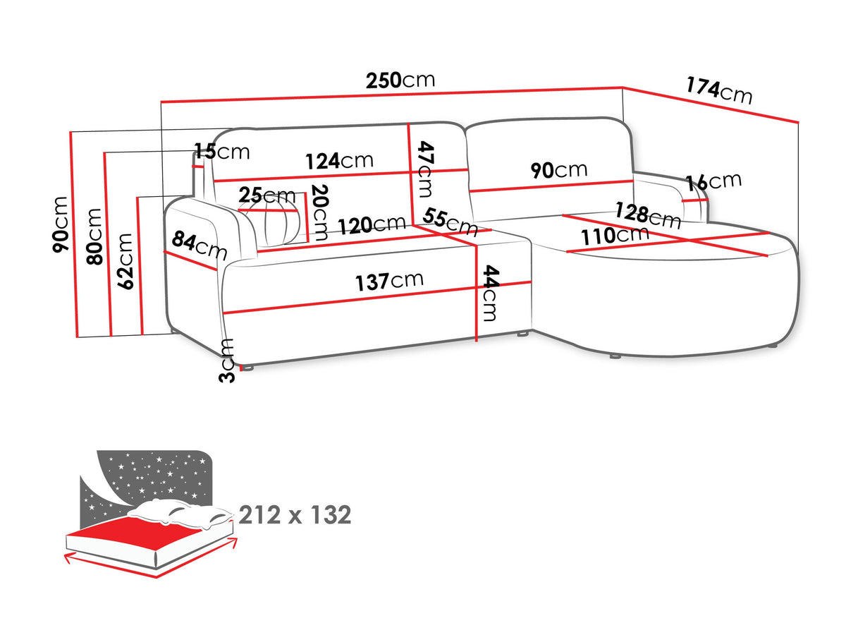 Corner sofa 641080