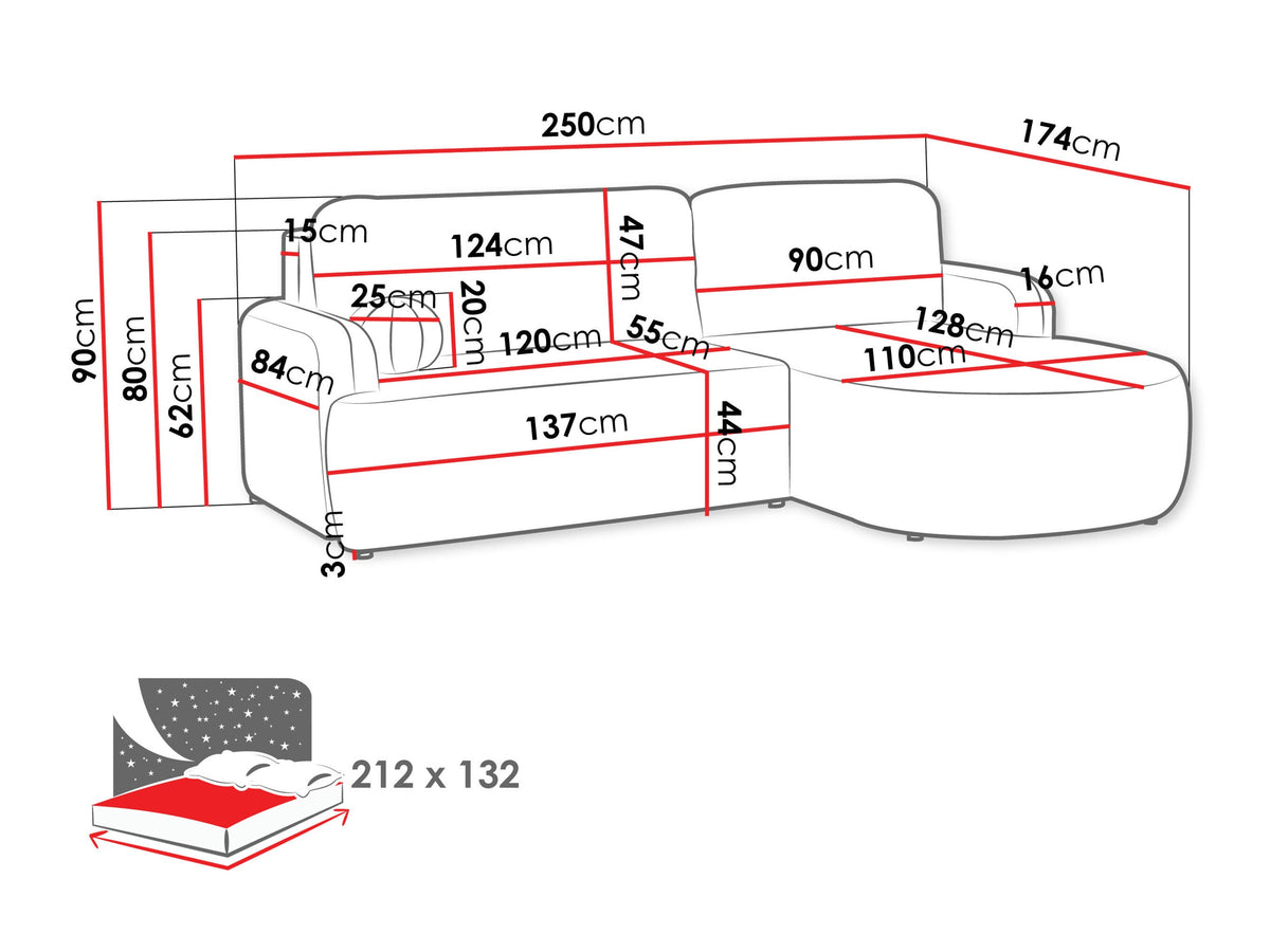 Corner sofa 641080