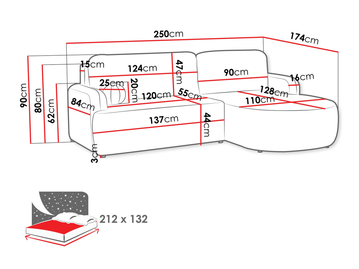 Corner sofa 641080