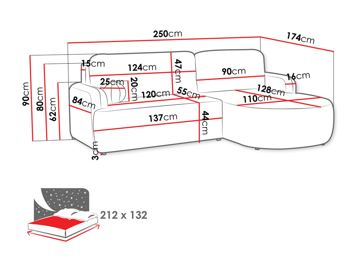 Corner sofa 641080