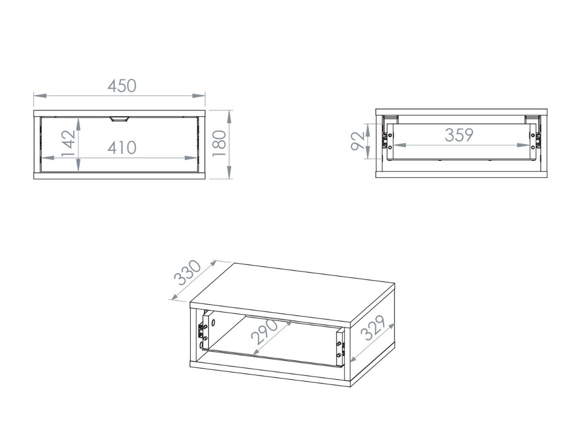 Bedside table 643132