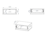 Bedside table 643132