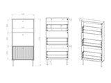 Shoe cabinet 643424