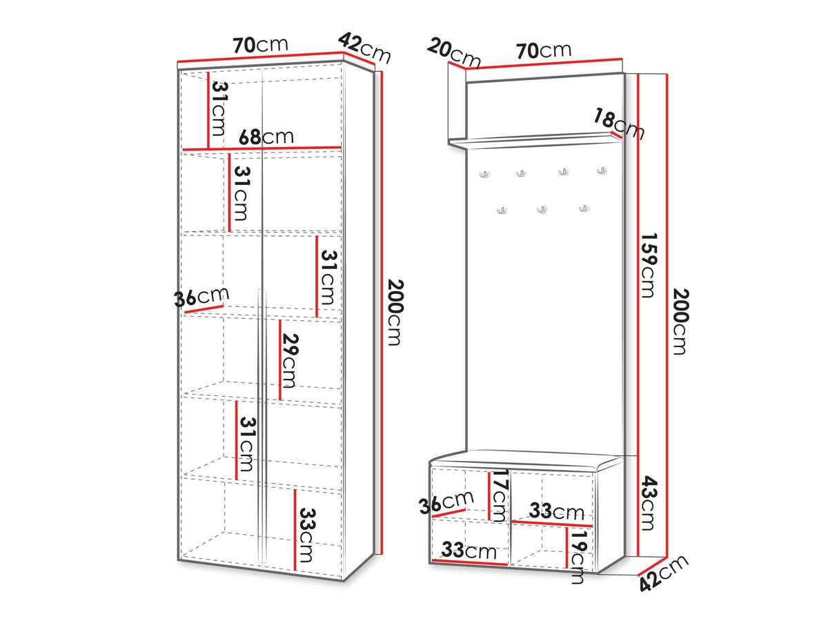 Hallway set 643511