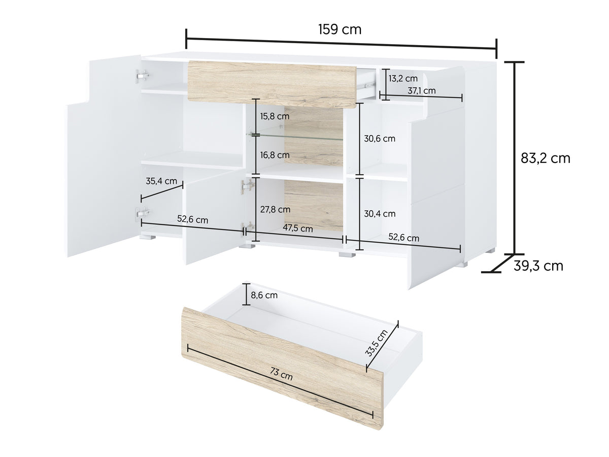 Chest of drawers 68655