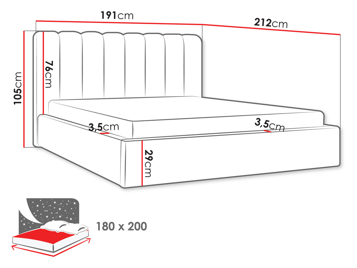 Bed 645760