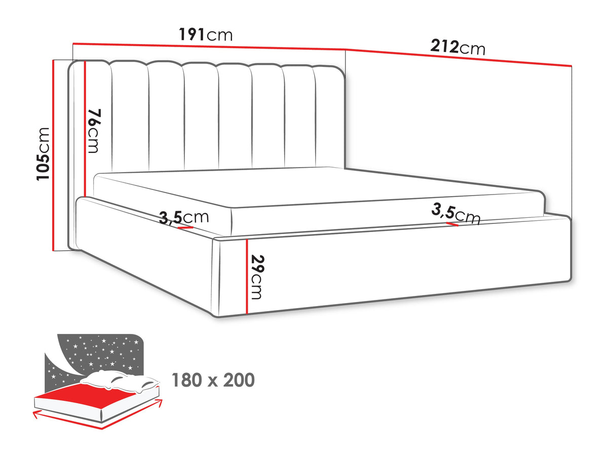 Bed 645760