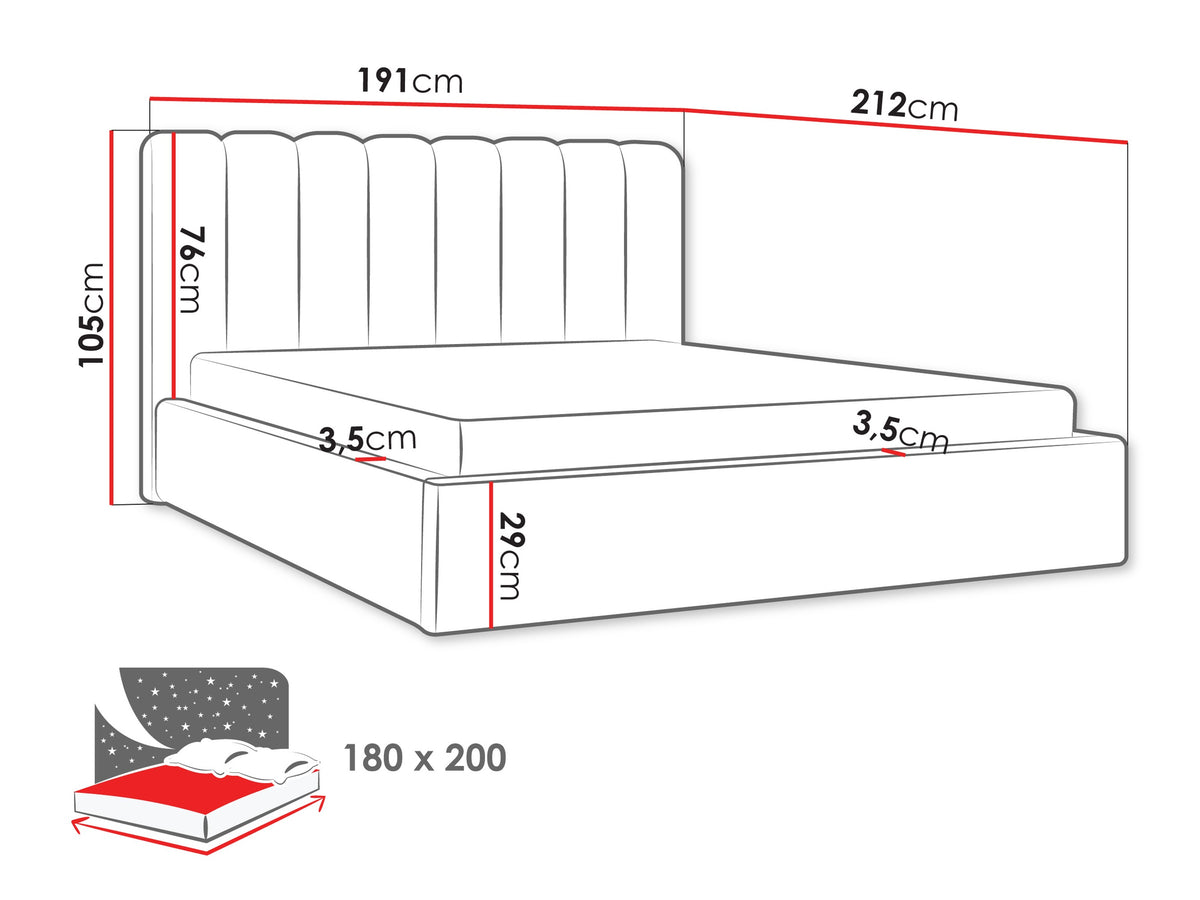 Bed 645760
