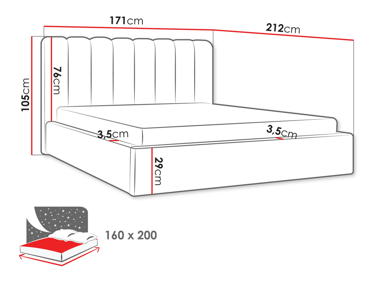 Bed 645760