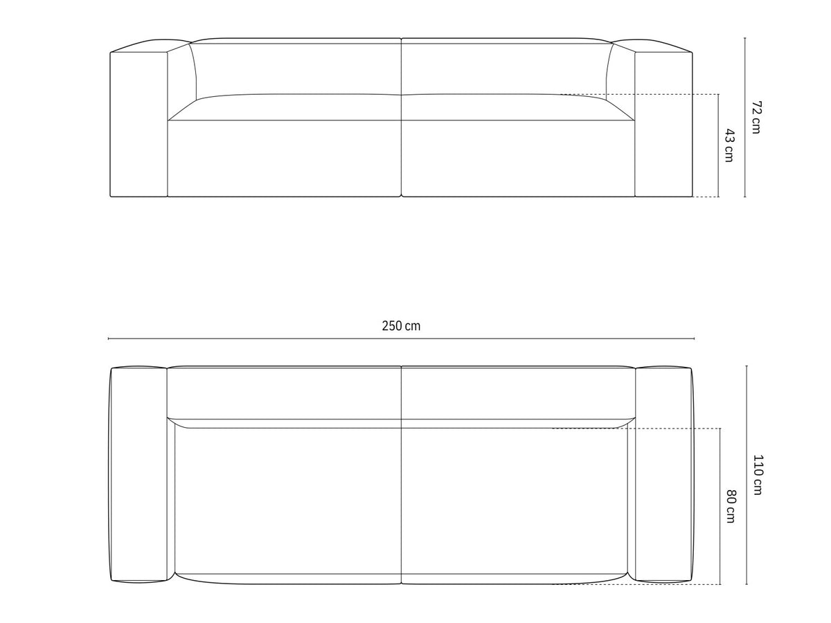 Modular sofa 646713