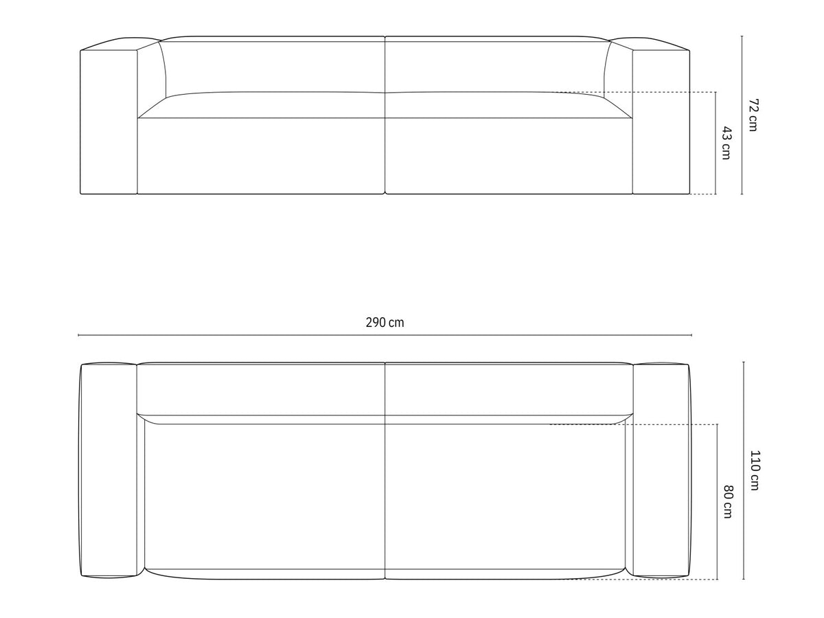 Modular sofa 646835