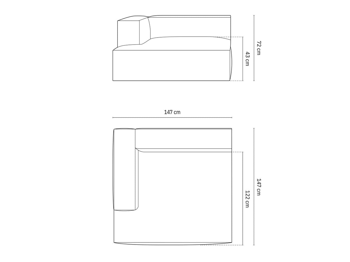 Modular seating unit 648115