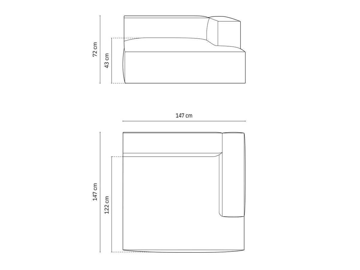 Modular seating unit 648115