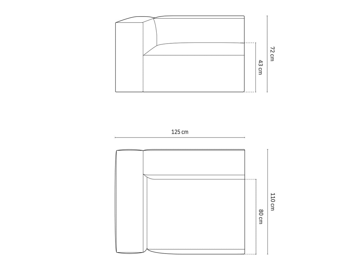 Modular seating unit 648330