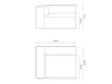 Modular seating unit 648330