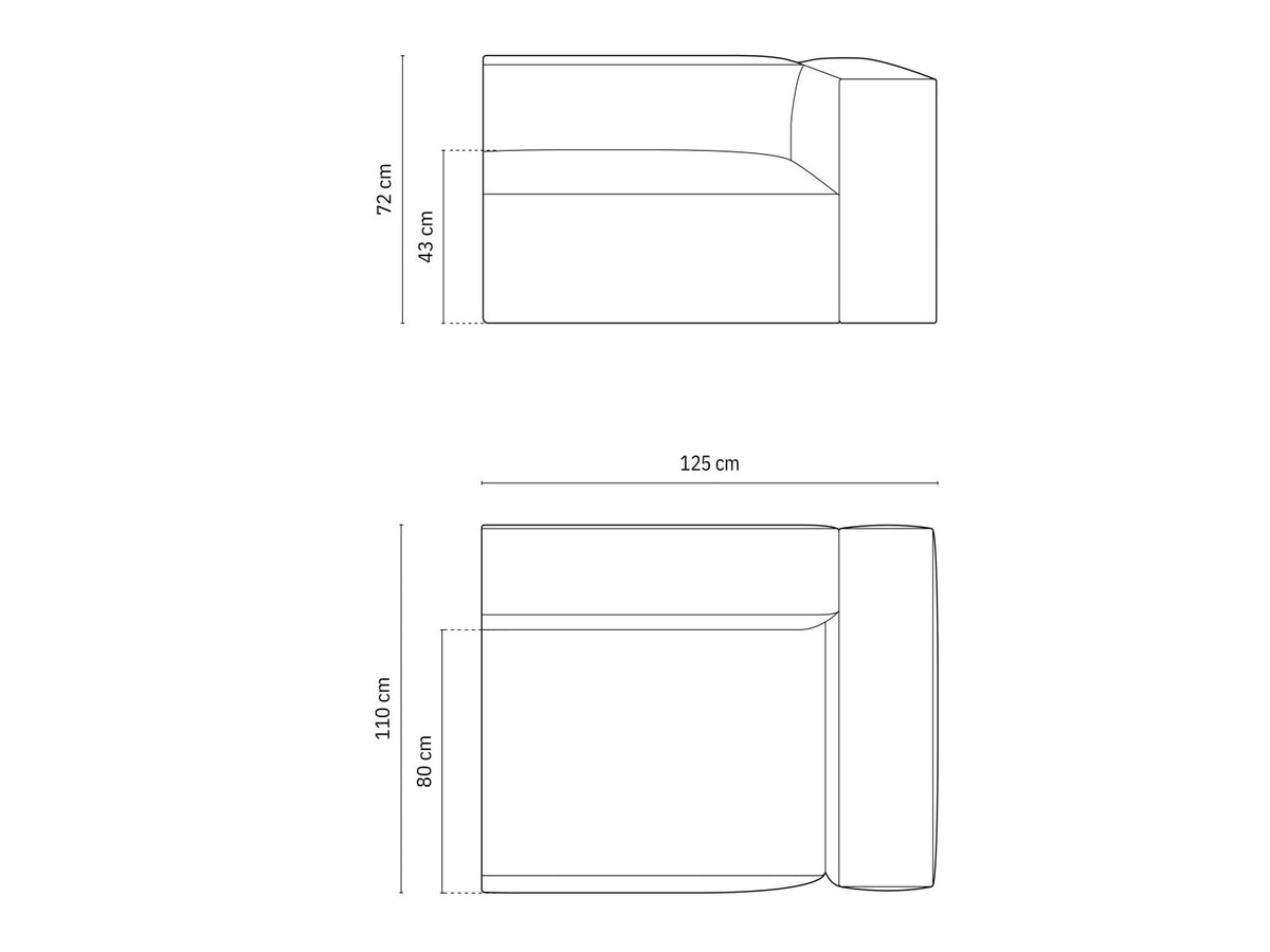 Modular seating unit 648330