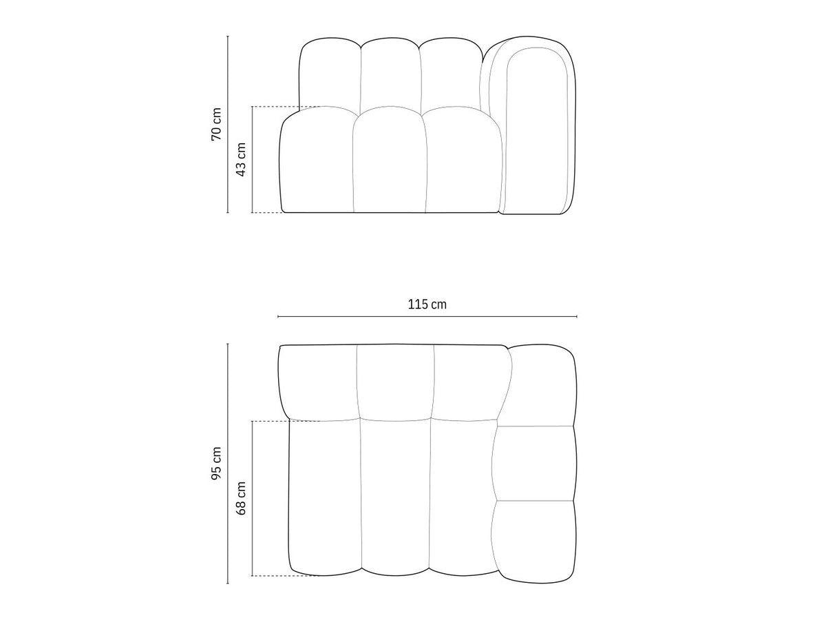 Modular seating unit 592967