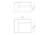 Modular seating unit 648434