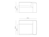 Modular seating unit 648434