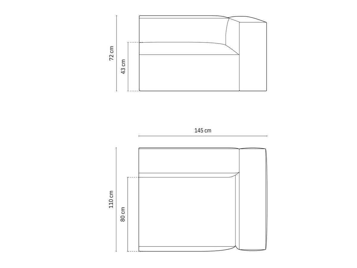 Modular seating unit 648434