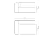 Modular seating unit 648597