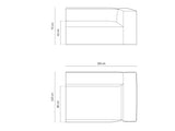Modular seating unit 648597