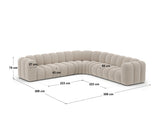 Modular corner sofa 649044