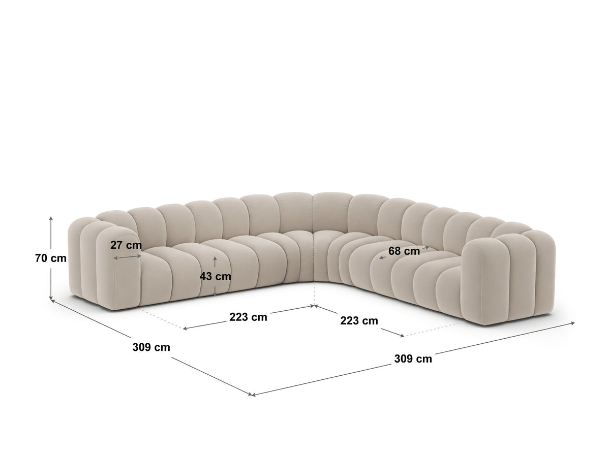 Modular corner sofa 649044