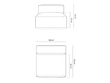 Modular armchair 649197