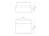 Modular armchair 649321