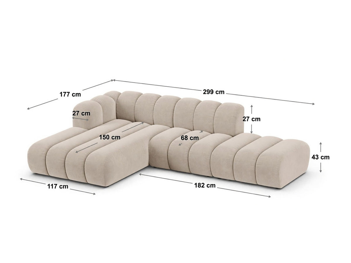 Modular corner sofa 592448