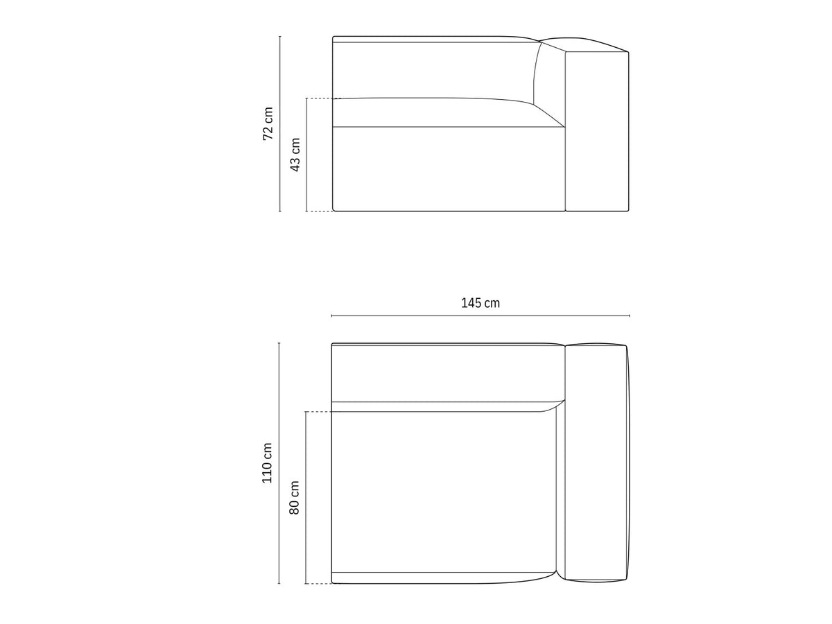 Modular seating unit 648434