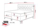 Continental bed 650101