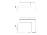 Modular seating unit 648330