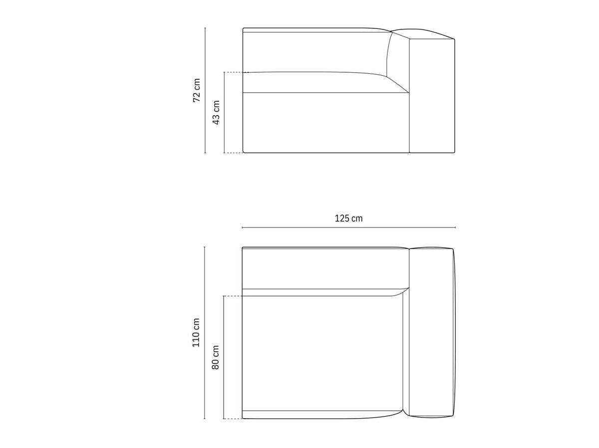 Modular seating unit 648330