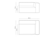 Modular seating unit 648597